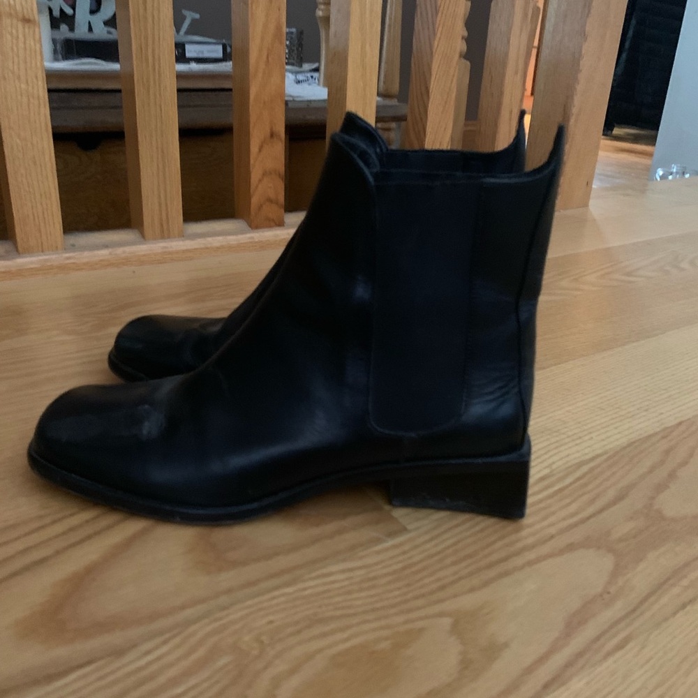Cole Hann Black Leather Boots